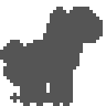 An undiscovered critter's silhouette