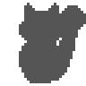 An undiscovered critter's silhouette